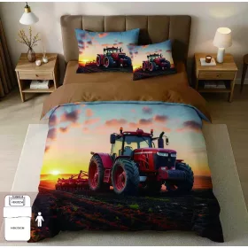   Benda Traktoros Ágyneműhuzat Garnitúra 3 részes 140 x 200 cm