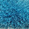 Bíborka kék Shaggy Szőnyeg Modern 150 x 233 cm