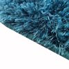 Bíborka kék Shaggy Szőnyeg Modern 200 x 300 cm
