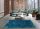 Bíborka kék Shaggy Szőnyeg Modern 80 x 150 cm