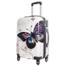 Bodony pillangós bőrönd kivehető kerekekkel keményfedeles