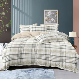 Frida pamut ágyneműhuzat garnitúra kockás 3 részes