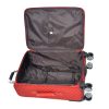 Peking piros bőrönd puhafalú spinner