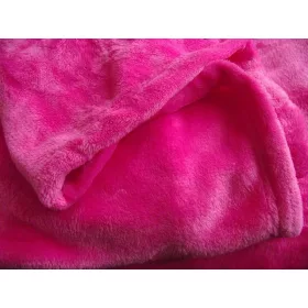 Tímea Pink Rózsaszín Plüss Mikroszálas Takaró
