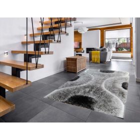 Carmelo Szürke Shaggy Szőnyeg Extra Puha
