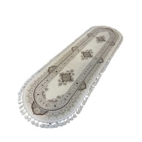 Candante ovál futószőnyeg krém-barna 80 x 300 cm