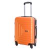 Abenberg ABS bőrönd M-es 62 cm narancssárga