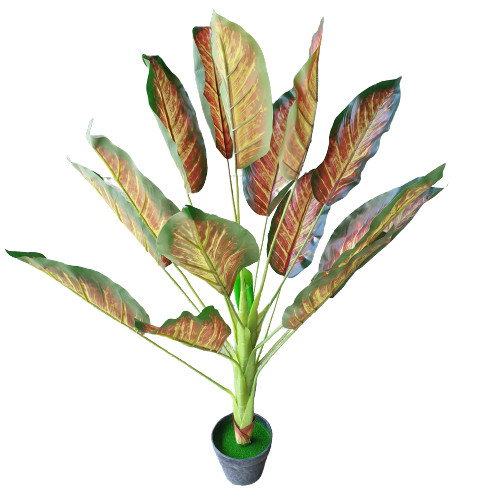 Cibak cserepes műnövény 90 cm bunkóliliom élethű műnövény műfa