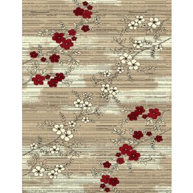 Ciceró krém virágos futószőnyeg tekercses