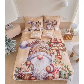   Cicka Karácsonyi manó 6 részes ágyneműhuzat garnitúra 200 x 220 cm