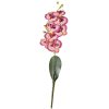 Comore mű orchidea szál élethű művirág levelekkel