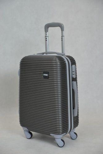Dessau antracitszürke bőrönd ABS Spinner 62 cm M-es