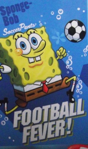 Spongyabob football 100% pamut gyerekágynemű 2 részes