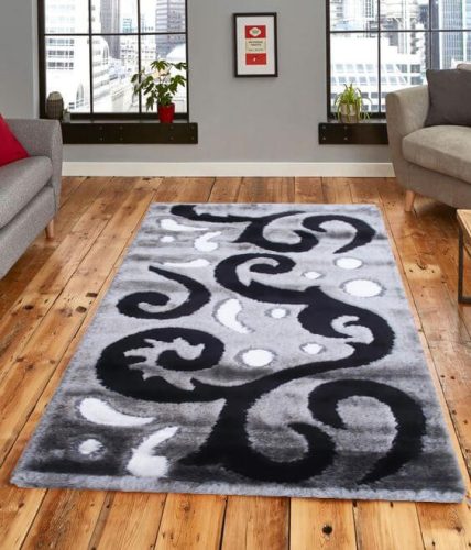 Sierra design shaggy szőnyeg szürke 80 x 150 cm