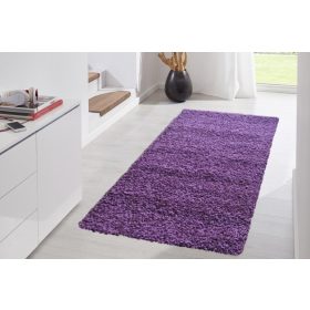 Jácint Shaggy Lila Futószőnyeg 80 x 300 cm