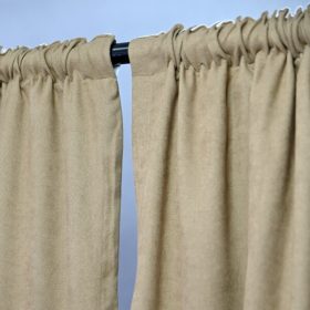   Alexandra Modern Sötétítő függöny szett 150 x 250 cm 2 db bézs