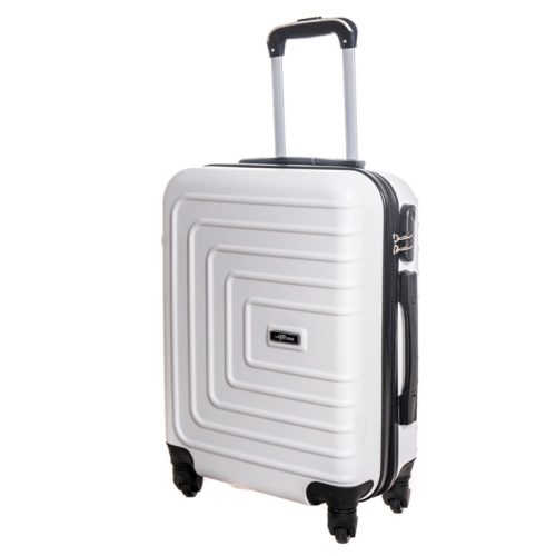 Dorfen 4 kerekű ABS bőrönd fehér 62 cm közepes