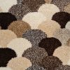 Fabiano bézs barna szőnyeg modern 80 x 150 cm