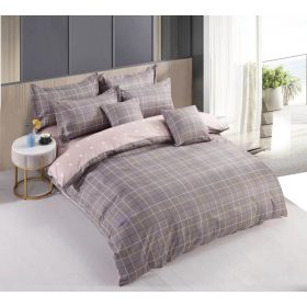   Caren Krepp Ágyneműhuzat Garnitúra 3 részes 140 x 200 cm szürke