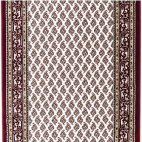 Felisa Tekercses Futószőnyeg Klasszikus Bordó Fehér