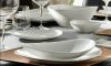 Fehér étkészlet Design tányér 18 részes