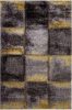 Filemon szürke sárga shaggy szőnyeg 125 x 200 cm prémium luxus