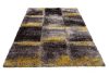 Filemon szürke sárga shaggy szőnyeg 125 x 200 cm prémium luxus
