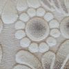Főnix 3D Szőnyeg Dombornyomott Virágmintás Bézs