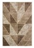 Frances bézs barna modern szőnyeg 100 x 200 cm