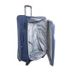Bassum puha bőrönd közép méret 4 kerekű 62 x 40 x 27 cm