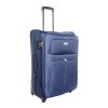 Bassum L-es puha bőrönd nagy méret 72 x 47 x 29 cm kék
