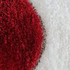 Gilky shaggy szőnyeg virágmintás piros fehér szürke