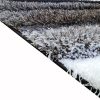 Grenoble Shaggy Szőnyeg Szürke Fekete 125 x 200 cm