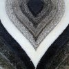 Grenoble Shaggy Szőnyeg Szürke Fekete 125 x 200 cm