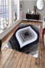Grenoble Shaggy Szőnyeg Szürke Fekete 150 x 230 cm