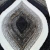 Grenoble Shaggy Szőnyeg Szürke Fekete 150 x 230 cm