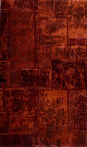 Grohar prémium modern szőnyeg vörös barna 160 x 230 cm