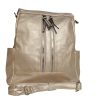 Villő női hátizsák arany háromfunkciós női táska