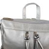Denissza ezüst női hátizsák háromfunkciós női táska
