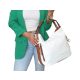 Medárda nagyméretű női táska fehér válltáska