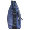 Martina nagyméretű női válltáska kék női táska