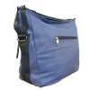 Martina nagyméretű női válltáska kék női táska