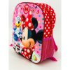 Hermész ovis hátizsák 3D Minnie Donald táska rózsaszín