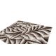 Hiemer luxus shaggy szőnyeg 120 x 170 cm barna krém falevél minta