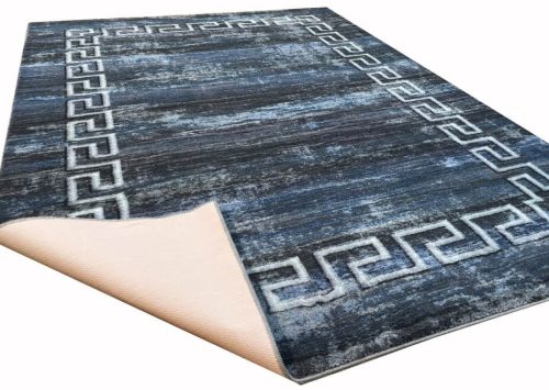 History csúszásgátlós szőnyeg 200 x 280 cm kék görög mintás