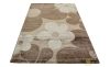 Ismay virágmintás szőnyeg modern barna bézs 150 x 230 cm