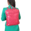 Jakarta női hátizsák piros háromfunkciós női táska