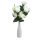 Nasseu mű rózsa csokor 9 szálas fehér művirág