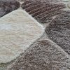 Jutka modern shaggy szőnyeg barna 125 x 200 cm