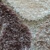 Jutka modern shaggy szőnyeg 250 x 350 cm barna 